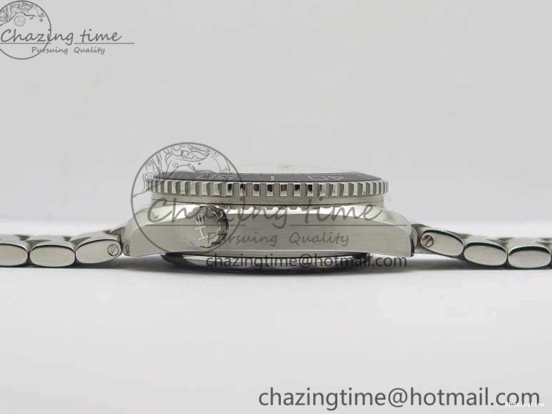 0424 FastDry Planet Ocean Master Chrono SS OM 1:1 Best Edition Black Dial On SS Bracelet A9900 V 8112